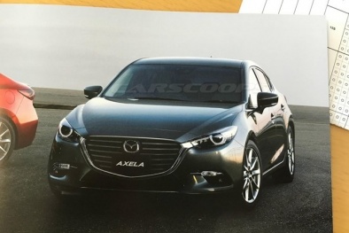 Lộ diện hình ảnh đầu tiên của Mazda 3 phiên bản 2017