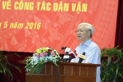 Toàn văn phát biểu sâu sắc của Tổng Bí thư Nguyễn Phú Trọng về công tác dân vận