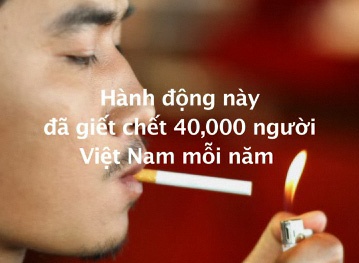 40 nghìn người Việt nam chết 'tức tưởi' mỗi năm vì thuốc lá