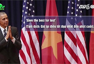 Những câu nói bất hủ của ông Obama khi ở Việt Nam