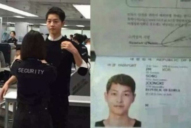 Song Joong Ki bị fan cuồng Trung Quốc tung ảnh hộ chiếu đậm chất ‘ngố tàu’
