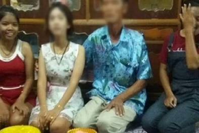 Đám cưới của 'đôi đũa lệch' chú rể 71 tuổi và cô dâu 17 tuổi gây tranh cãi