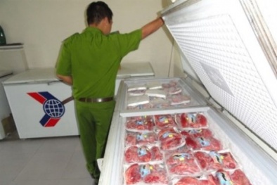 Phát hiện 120kg thịt heo giả nai, đà điểu, nhím…