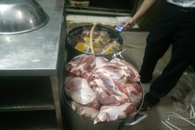 Kinh doanh thịt trâu có tẩm ướp hàn the: Một cơ sở bị phạt hơn 100 triệu đồng