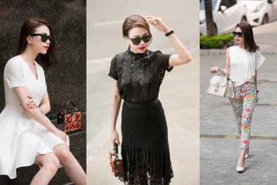 Trà Ngọc Hằng gợi ý váy áo ngày nóng cho quý cô công sở