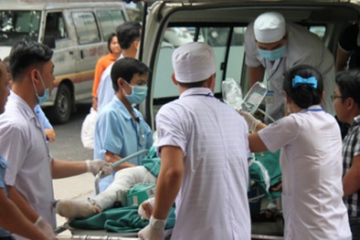 Người vợ bị chồng thiêu sống đang giành giật tính mạng với 'Thần Chết'