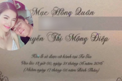 Mạc Hồng Quân khẳng định tin tổ chức đám cưới với Kỳ Hân trong tháng 6 là sai sự thật