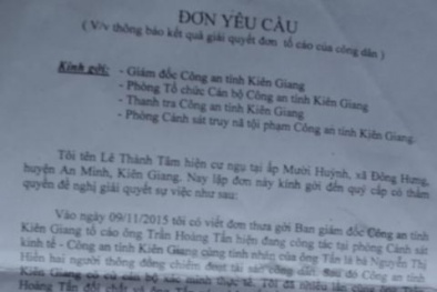Cảnh cáo trung tá công an có quan hệ ngoài luồng với góa phụ