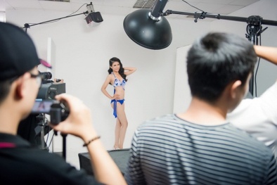 Vén màn hậu trường chụp ảnh bikini Hoa hậu Việt Nam 2016