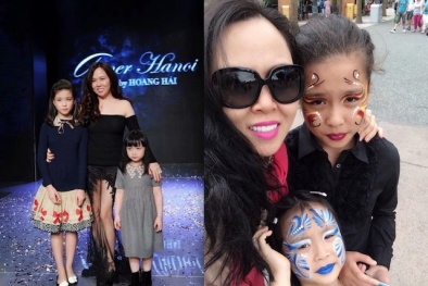 Hình ảnh 'siêu hiếm' về 2 con gái của Phượng Channel-người yêu Quách Ngọc Ngoan