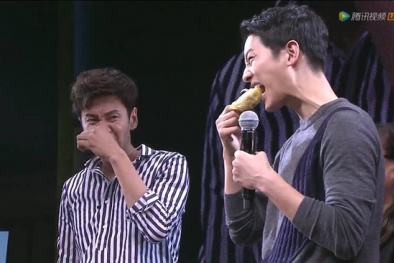 Song Joong Ki và những biểu cảm 'siêu đáng yêu' khi bị ép ăn sầu riêng