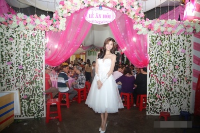 Cận cảnh nhan sắc của siêu mẫu Kỳ Hân trong ngày cưới