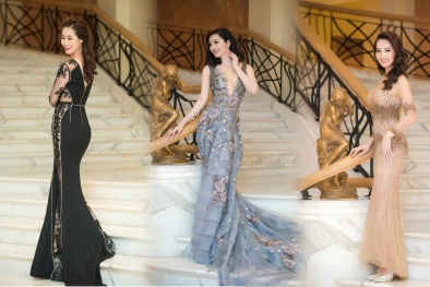 Cuộc chiến thảm đỏ của Hoa hậu Giáng My - Dương Thùy Linh và Thụy Vân