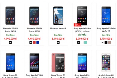 Smartphone cao cấp giá 'siêu rẻ' tràn ngập thị trường