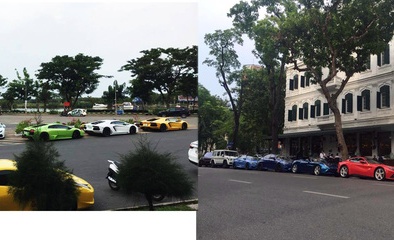 Cận cảnh dàn siêu xe tụ tập cuối tuần ‘náo loạn’ phố Hà Nội, Sài Gòn