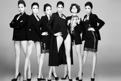 Hình ảnh Phạm Hương trong The Face xuất hiện trên trang cá nhân của ‘bà trùm hoa hậu’