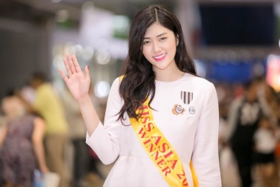 Hoa hậu Châu Á Huỳnh Tiên cuốn hút với váy hiệu trăm triệu ở sân bay 