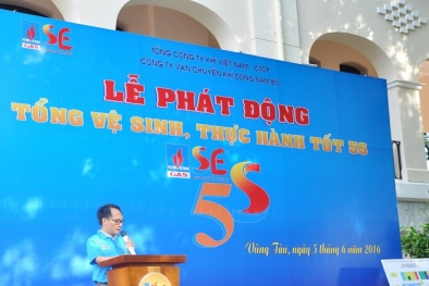 5s được triển khai ở Cty Vận chuyển Khí Đông Nam Bộ như thế nào?