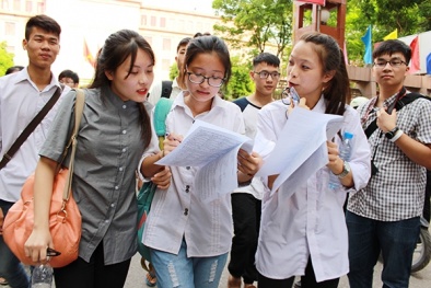Kỳ thi THPT Quốc gia 2016: 40 thí sinh bị đình chỉ sau ngày thi đầu tiên