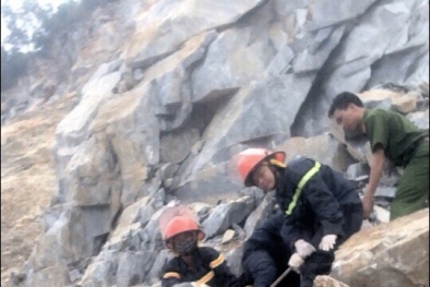 Thanh Hóa: Lại sập mỏ đá làm 1 người chết, 1 người bị thương nặng