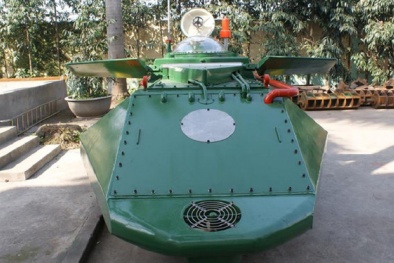 Chạy thử thành công tàu ngầm mini Hoàng Sa