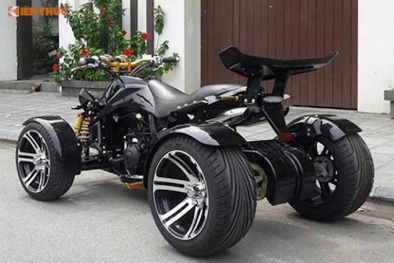 Cận cảnh môtô 4 bánh giá 80 triệu khiến giới trẻ Việt 'mê đắm'