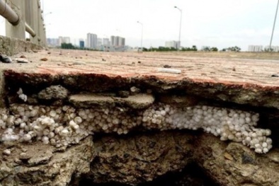 Thông tin bất ngờ về cây cầu 'bê tông, cốt xốp' ở Hà Nội