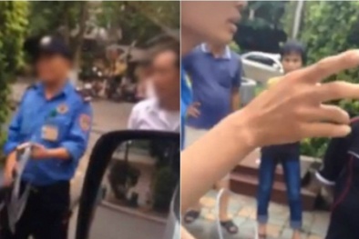 Bệnh viện Nhi TW bác việc bảo vệ chặn xe bệnh nhi hấp hối, clip mới xuất hiện