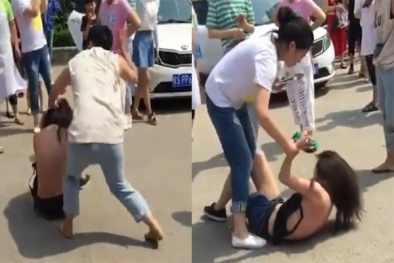 Cô gái trẻ bị dằn mặt bằng chiêu đáng xấu hổ khi 'cặp bồ' với người đã có vợ