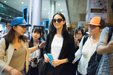 Diễn viên 'Võ Mỵ Nương' xuất hiện trẻ trung, thanh lịch  ở Việt Nam 