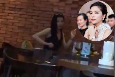 Clip: Hoa hậu Kỳ Duyên gây thất vọng khi hút thuốc trong quán cafe