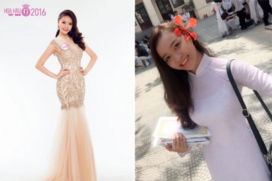 Nhan sắc nữ sinh vừa thi THPT Quốc gia, vừa thi Hoa hậu Việt Nam 2016