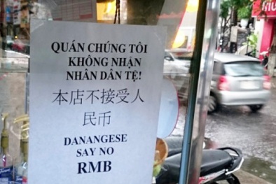 Tiểu thương Đà Nẵng từ chối thanh toán bằng Nhân dân tệ