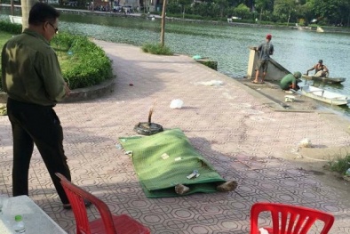 Vớt được thi thể người đàn ông ở hồ Vĩnh Hoàng không rõ nhân thân
