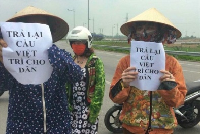 Sau nhiều ngày ‘bức xúc’, dân Phú Thọ đã ‘đòi lại’ được cầu Việt Trì