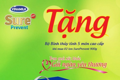 Gửi ngàn yêu thương cùng Vinamilk Sure Prevent