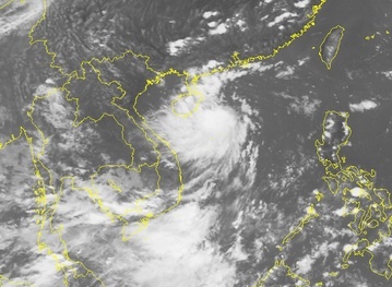 Tin bão mới nhất cơn bão số 1: Tâm bão mạnh cấp 8, giật cấp 9-10