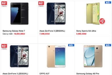 Galaxy Note 7 có giá dự kiến từ 19 triệu đồng