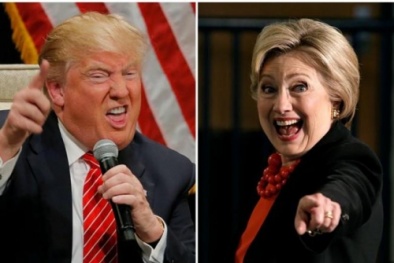 Bà Hillary Clinton đang dần bỏ xa Donald Trump trong chạy đua bầu cử