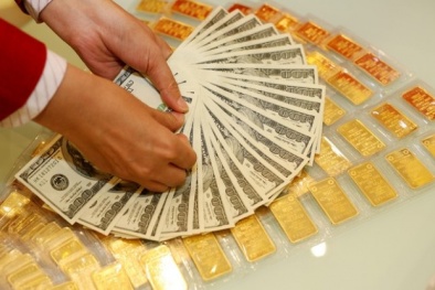 Giá vàng hôm nay 3/8/2016 đạt đỉnh 2 năm, USD lập đáy