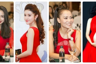 Tuần qua, Sao Việt đồng loạt diện váy đỏ: Bất ngờ đến khó tin?!