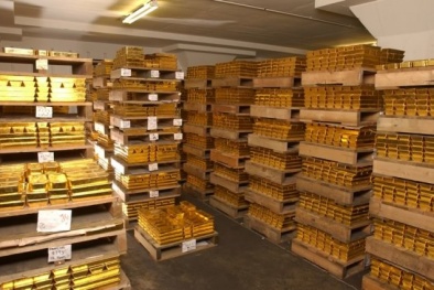 Giá vàng hôm nay 4/8/2016 trượt đà sau dữ liệu kinh tế tích cực