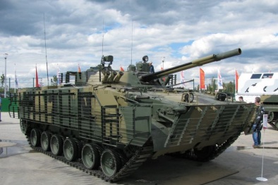 Cận cảnh xe chiến đấu bộ binh tối tân BMP-3F báo Nga loan tin VN sẽ mua