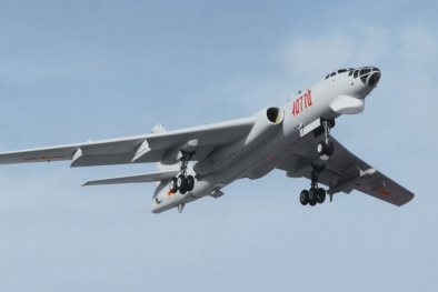 Trung Quốc lại trắng trợn đưa oanh tạc cơ H-6K tới tuần tiễu ở Biển Đông