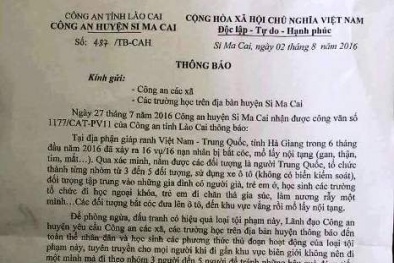 Thu hồi văn bản 'cảnh báo nguy cơ bắt cóc người mổ lấy nội tạng’