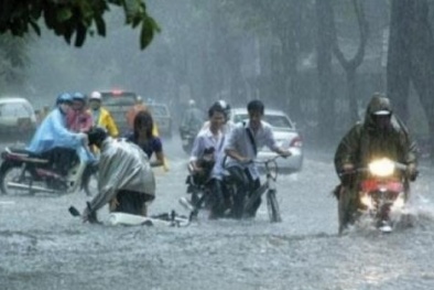 Dự báo thời tiết ngày 15/8: Miền Bắc tiếp tục mưa dông trên diện rộng