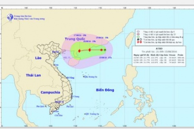 Dự báo thời tiết ngày 16/8: Áp thấp nhiệt đới nguy cơ mạnh lên thành bão