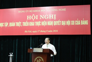 Bộ KH&CN tổ chức Học tập, quán triệt và triển khai Nghị quyết Đại hội XII của Đảng
