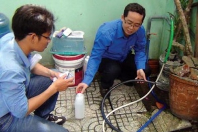 Gần một nửa mẫu nước giếng ở TP.HCM không đạt các chỉ tiêu về lý hóa, vi sinh