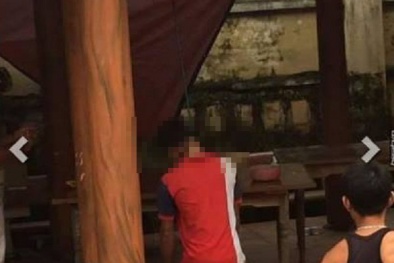 Hoảng hốt phát hiện người đàn ông mặc áo đỏ treo cổ trong đình